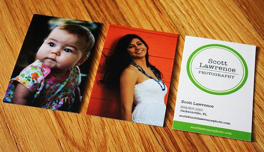 Scott Lawrence Photography Business Card