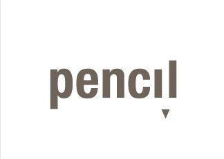  Một ví dụ khác về sử dụng không gian âm tạo ra hình ảnh một chiếc bút chì trong logo Pencil 