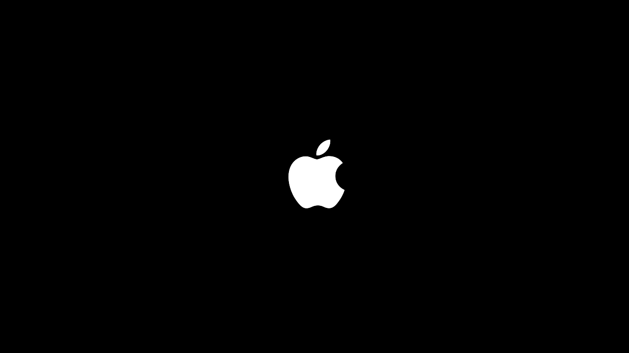 phối màu đơn sắc logo tiêu biểu Apple