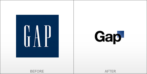 Thiết kế logo mới của GAP