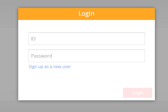 register form with login