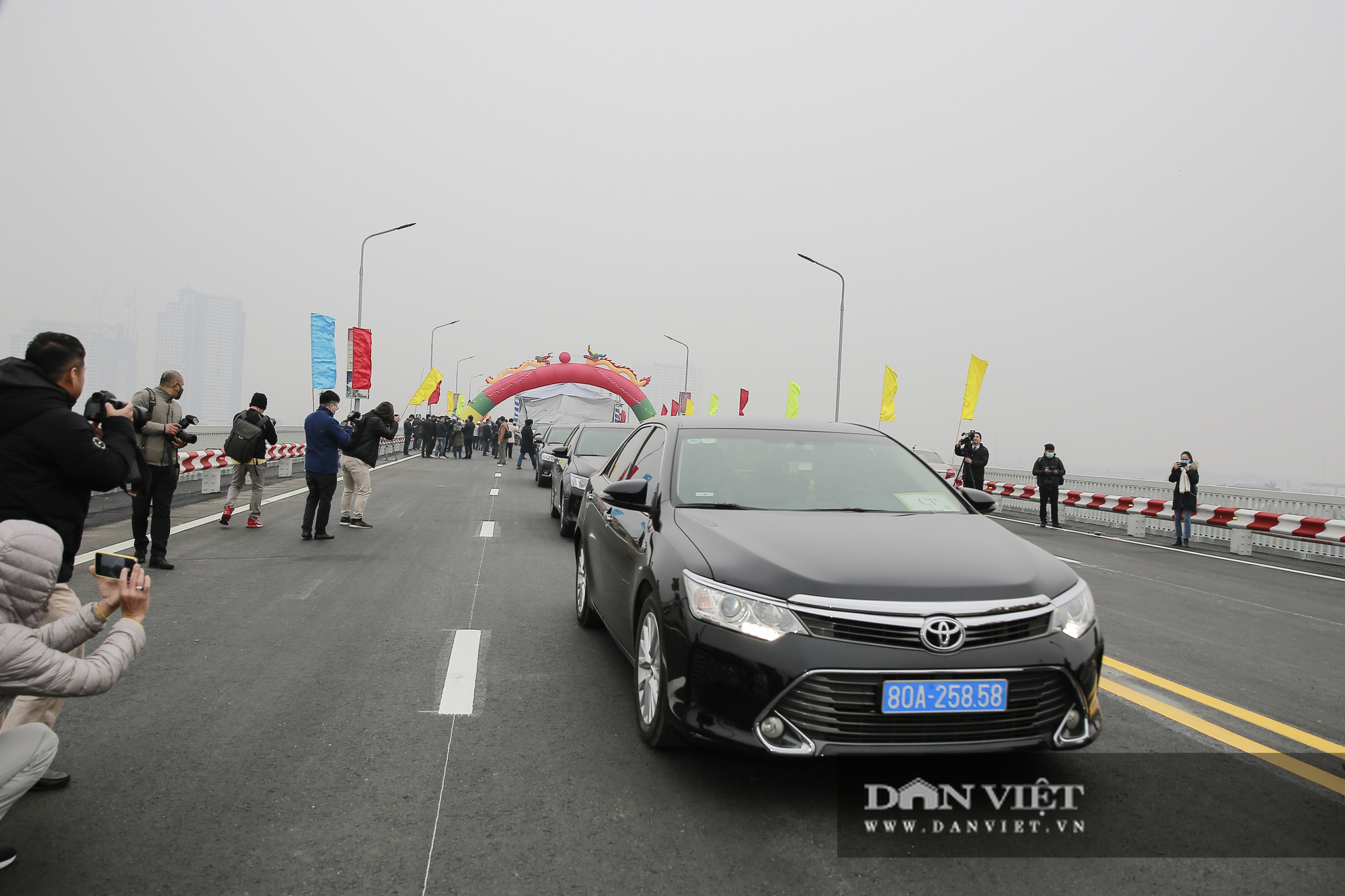 Ảnh: Cầu Thăng Long chính thức thông xe với tốc độ lưu thông tối đa 80km/h - Ảnh 13.