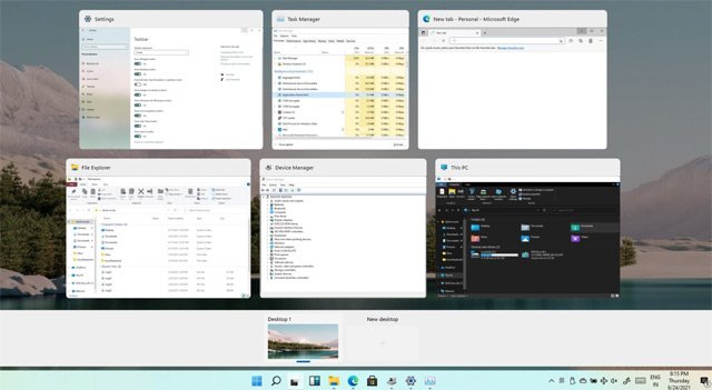 Task View và desktop ảo