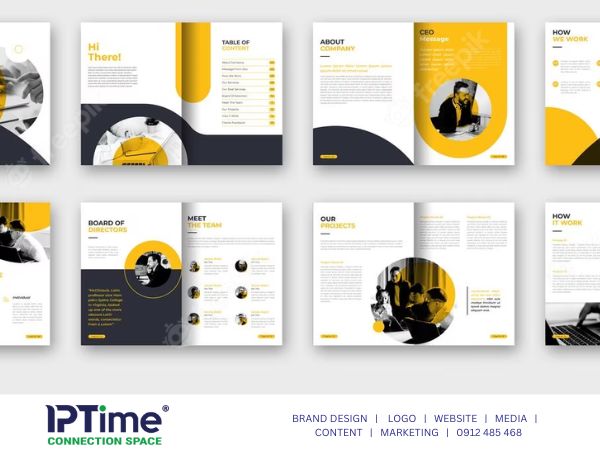 Dịch vụ thiết kế profile chuyên nghiệp của IPTime - thiết kế và in ấn