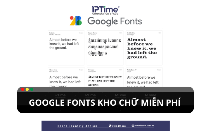 Google Fonts: Kho chữ miễn phí, chất lượng cao