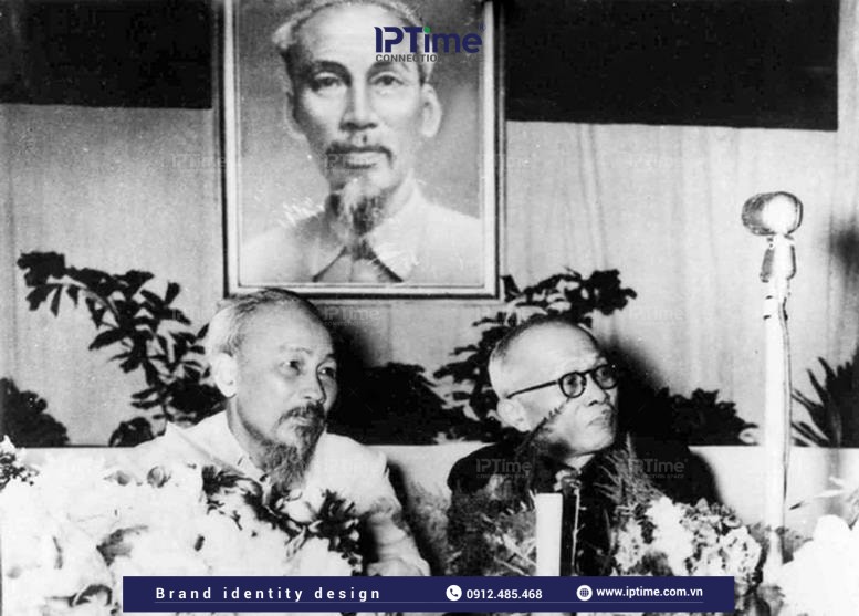 Bác Hồ và Bác Tôn tại kỳ họp thứ 6 Quốc hội khoá I (từ ngày 29/12/1956 đến 25/1/1957). (Ảnh: Báo Chính phủ)