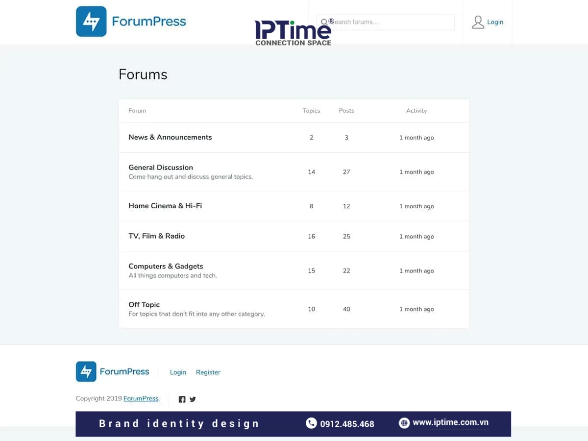 Buddy theme WordPress cho website diễn đàn 