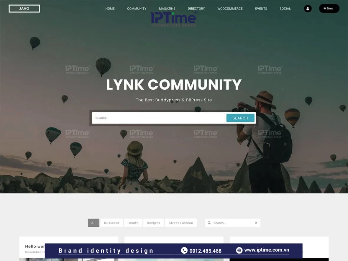 Theme WordPress forum Kleo 