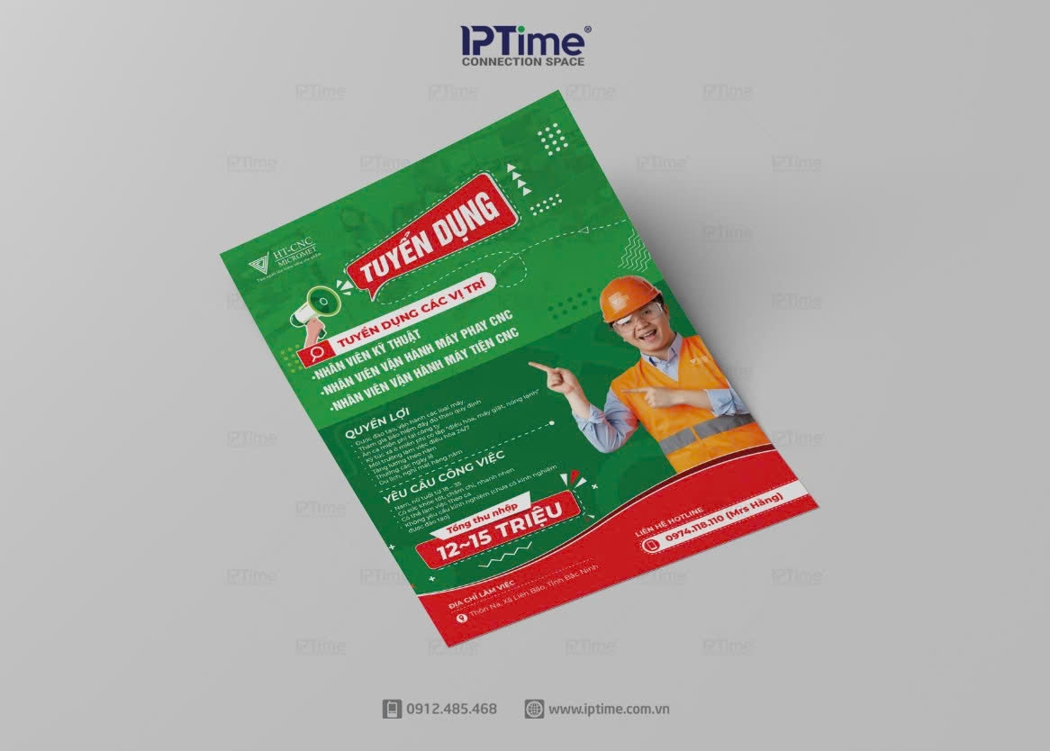 Iptime Branding Vinh Dự được đồng Hành Và Triển Khai Các Hạng Mục Nhận Diện Cho Ht Cnc Trong Chiến Dịch Tuyển Dụng 2025