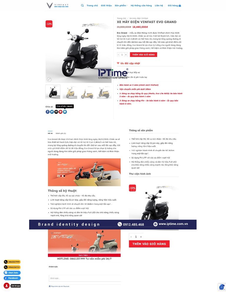 Mẫu Website Vinfast Minh Ngọc Bắc Ninh