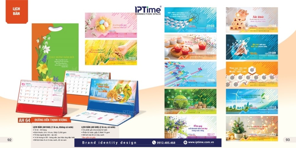 Lịch để Bàn Thiết Kế Và In ấn Theo Yêu Cầu 2026