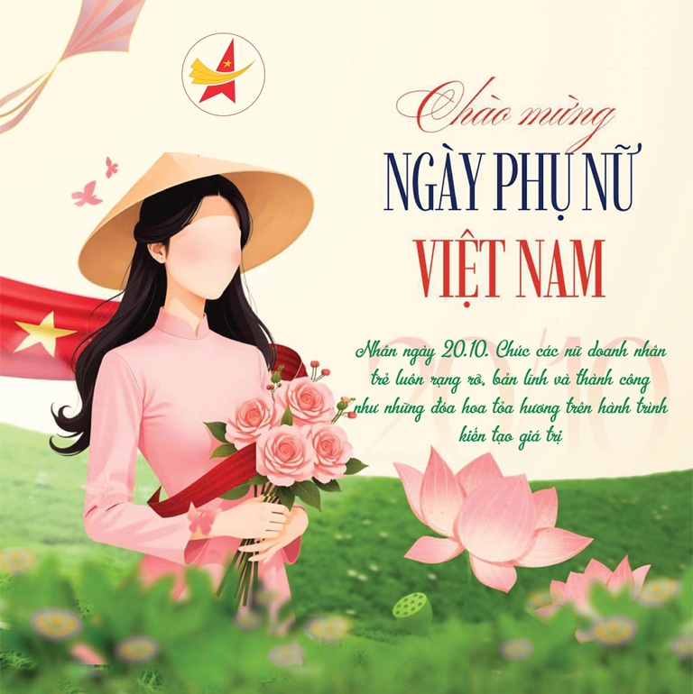 Mẫu Thiệp Chúc Mừng Ngày 20/10 Công Ty Nước Sạch Bắc Ninh