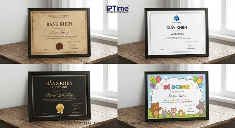 Thiết Kế Bằng Khen, Giấy Khen Doanh Nghiệp: Chi Tiết Nhỏ Thể Hiện Đẳng Cấp Tổ Chức